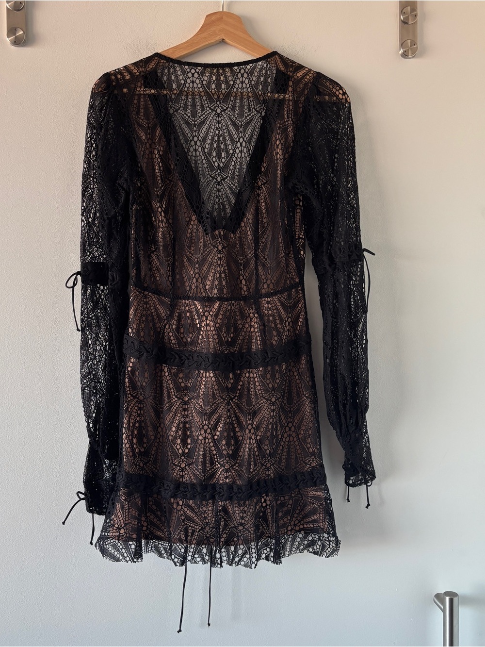 For Love & Lemons Bright Lights Lace Mini Dress - Picture 10 of 11